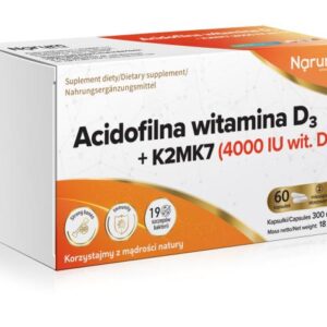 Acidofilna witamina D3 + K2MK7 4000