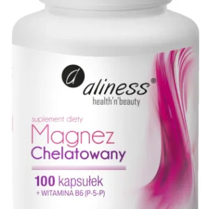 Magnez Chelatowany 720mg + B6 (P-5-P) x 100 kaps.