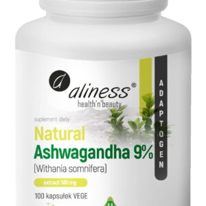 Natural Ashwagandha 555 mg 9% x 100 kaps.