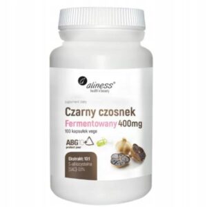 ALINESS Czarny Czosnek Fermentowany 400 mg 100 kaps