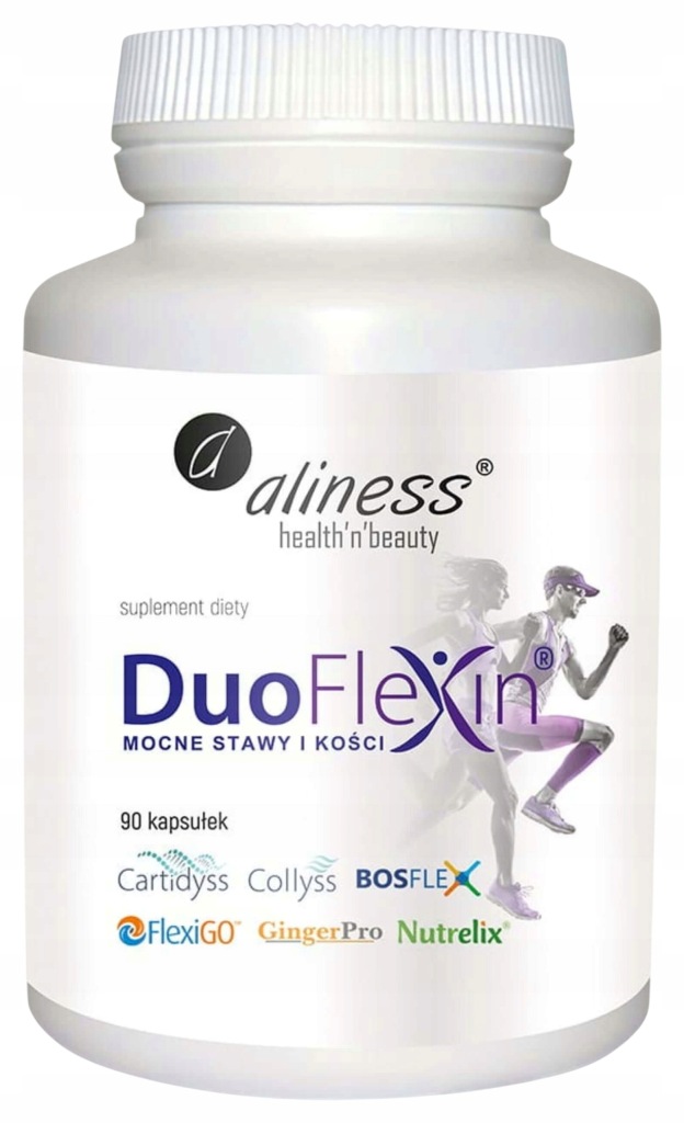 KOLAGEN TYP II ALINESS Duoflexin Glukozamina Chondroityna Wit C 90 kaps.