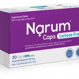 Lactose Free | 30 kapsułek | Narum | Probiotyk | Narine