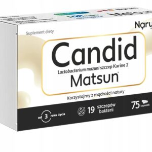Candid Matsun 75 kapsułek - 19 szczepów bakterii