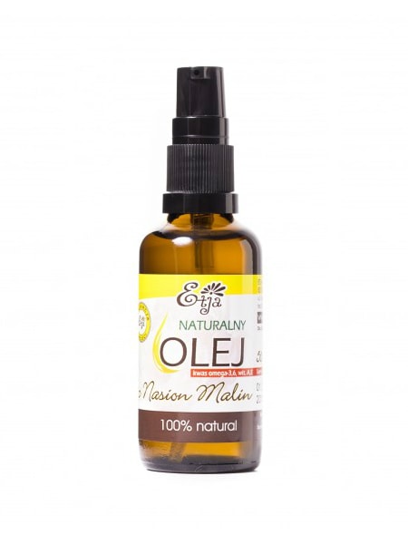 OLEJ Z NASION MALIN NATURALNY 100% BIO 50ml - obrazek 2