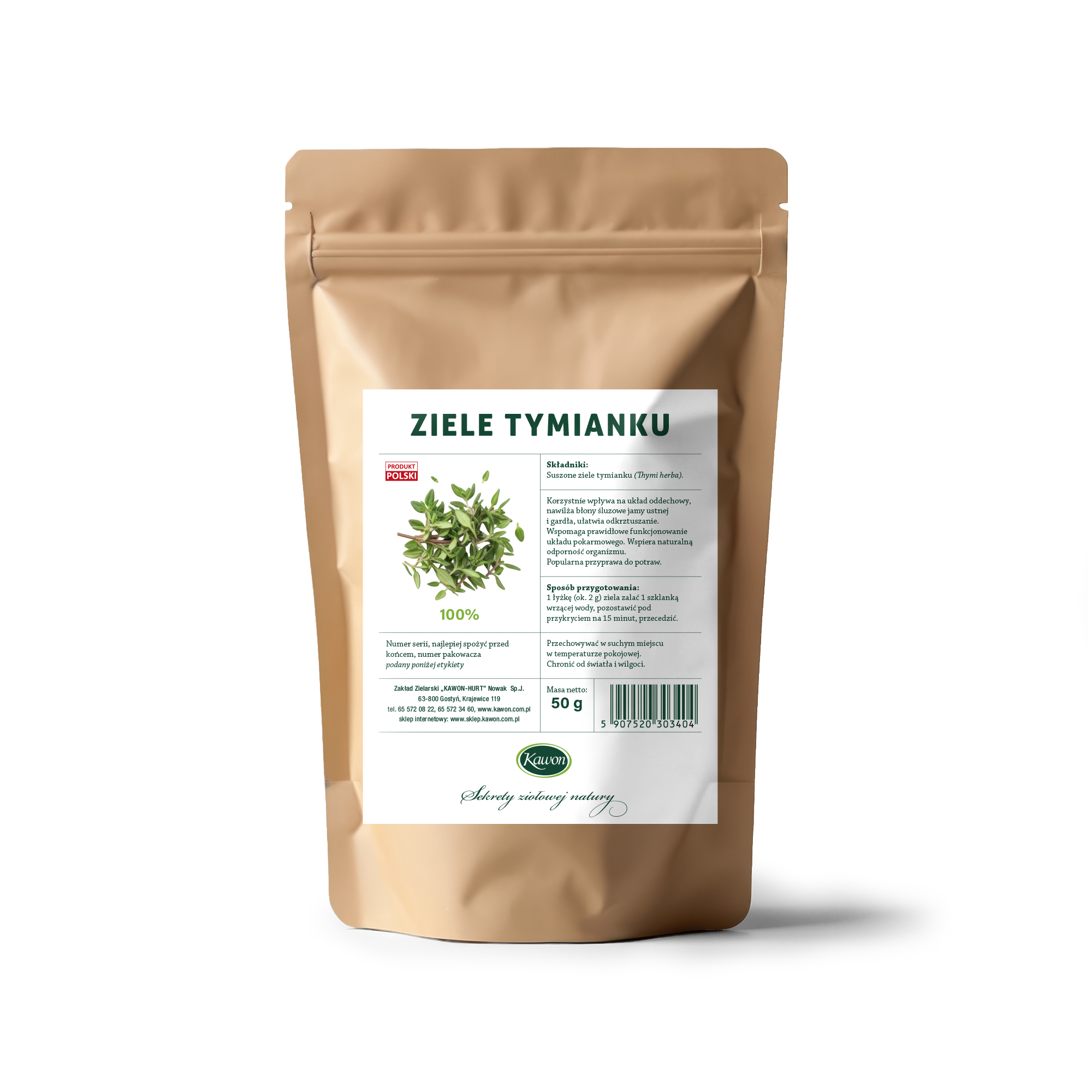 Tymianek ziele 50g -środek spożywczy