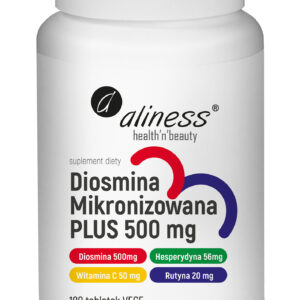 Diosmina mikronizowana PLUS, 500 mg x 100 tabl.