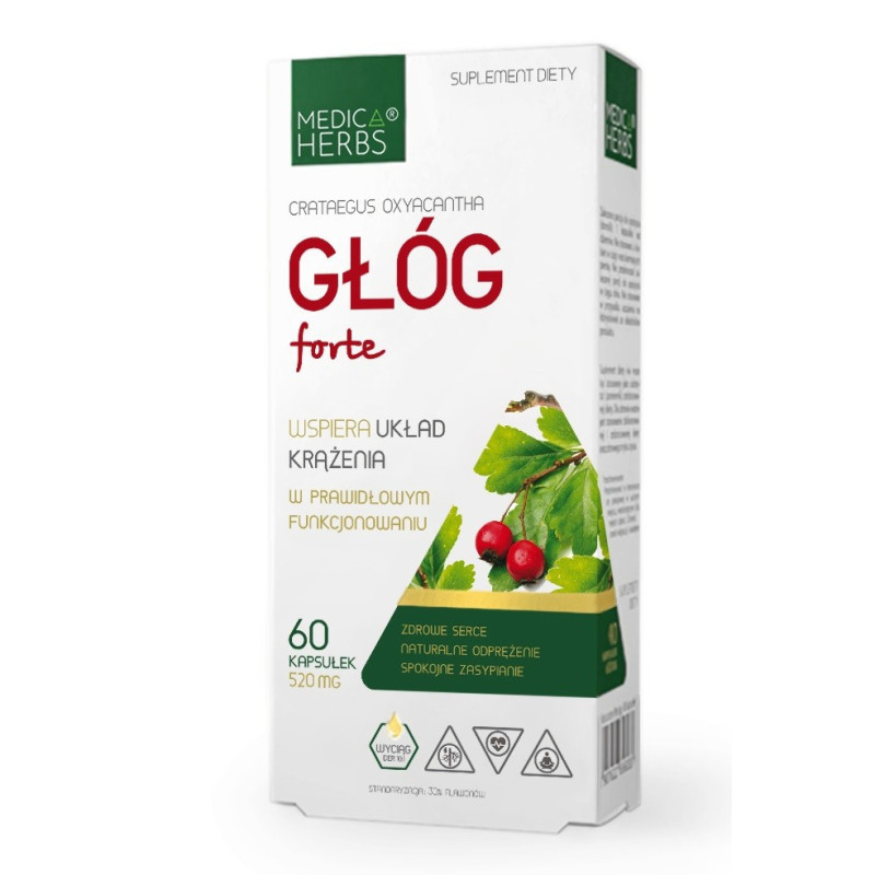 Głóg Medica Herbs 60 kaps