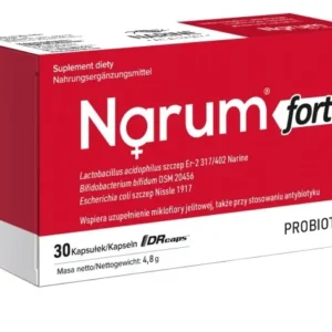 Narum Forte probiotyk suplement diety, 30 kapsułek