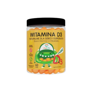 Żelki z pektyny cytrusowej wit D3 60 szt | MyVita