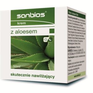 KREM Z ALOESEM NAWILŻAJACY 50ML SANBIOS